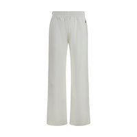 Moncler White Cotton Casual Pants