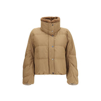 Brunello Cucinelli Beige Goose Down Full-Length Jacket