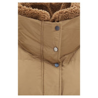 Brunello Cucinelli Beige Goose Down Full-Length Jacket