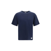 Saint Laurent Blue Cotton T-Shirt