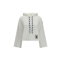 Moncler White Cotton Sweatshirt