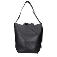 Jil Sander Black Leather Crossbody Bag