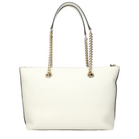 Jimmy Choo White Leather Shoulder Bag