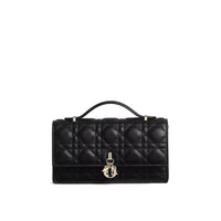 Dior Black Leather Shoulder Bag
