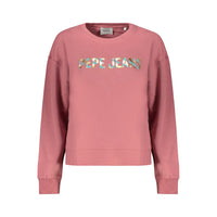 Pepe Jeans Pink Cotton Women Sweatshirt