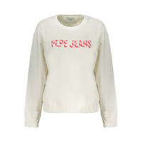 Pepe Jeans White Cotton Women's Sweatshirt