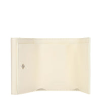 Jil Sander White Leather Wallet
