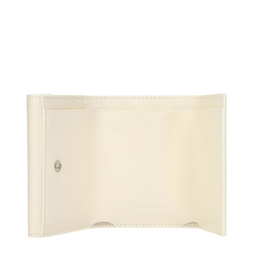 Jil Sander White Leather Wallet