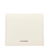Jil Sander White Leather Wallet