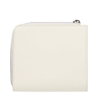 Jil Sander White Leather Wallet