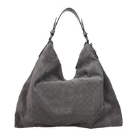 Jimmy Choo Gray Leather Shoulder Bag