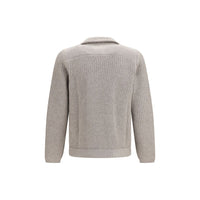 Brunello Cucinelli Gray Cashmere Cardigan