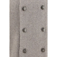 Brunello Cucinelli Gray Cashmere Cardigan