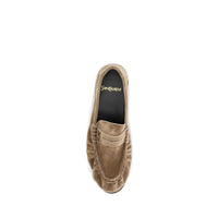 Saint Laurent Beige Calf Leather Bos Taurus Slip-On Loafers