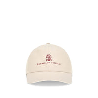 Brunello Cucinelli Beige Cotton Cap (Baseball Hat)