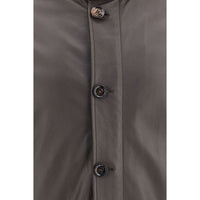 MooRER Brown Leather Full-Length Jacket