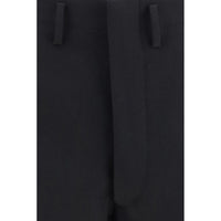 Prada Black Wool Oves Aries Dress Pants