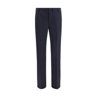 Prada Blue Wool Oves Aries Dress Pants