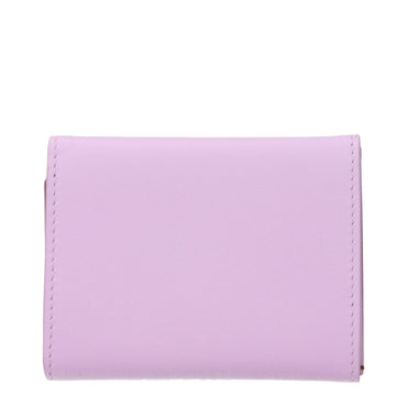 Jil Sander Pink Leather Wallet