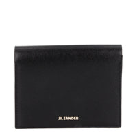 Jil Sander Black Leather Cardholder