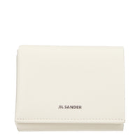 Jil Sander Beige Leather Wallet