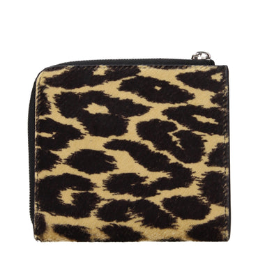 Jil Sander Beige Horsehair Wallet