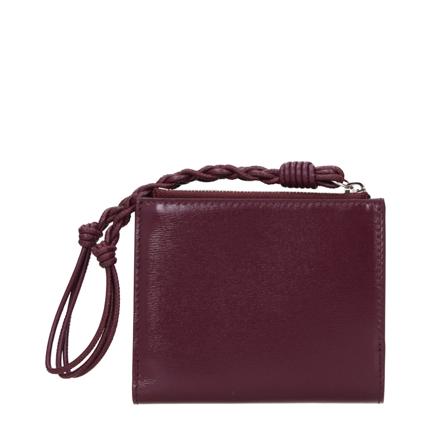 Jil Sander Red Leather Wallet