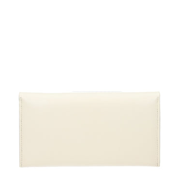 Jil Sander Beige Leather Wallet