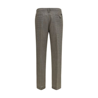 Prada Brown Wool Oves Aries Pants