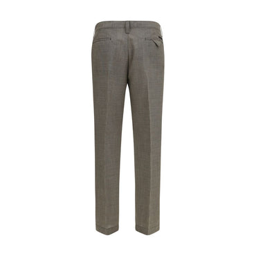 Prada Brown Wool Oves Aries Pants