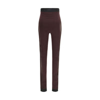 The Attico Purple Viscose Leggings