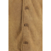Salvatore Santoro Brown Leather Full-Length Jacket