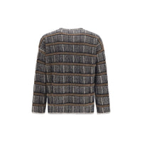 Giorgio Armani Blue Silk Sweatshirt