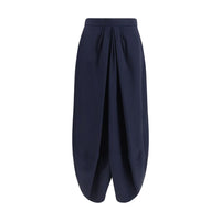 Giorgio Armani Blue Silk Long Skirt