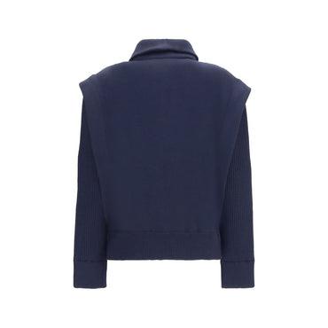 Giorgio Armani Blue Wool Oves Aries Bomber