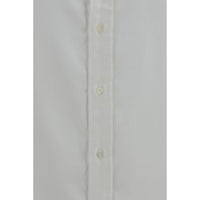 Brunello Cucinelli White Cotton Dress Shirt