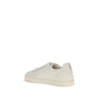 Brunello Cucinelli White Deer Low Top Sneakers
