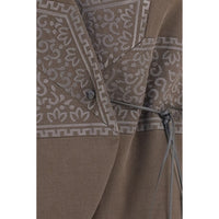 Giorgio Armani Brown Silk Sleeveless Jacket