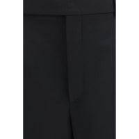 Saint Laurent Black Wool Oves Aries Dress Pants