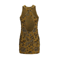 Saint Laurent Brown Polyamide Casual Dress