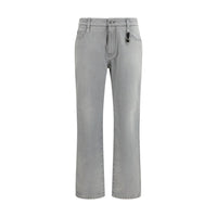 Ermanno Scervino Gray Cotton Boyfriend Jeans