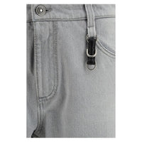 Ermanno Scervino Gray Cotton Boyfriend Jeans