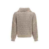 Brunello Cucinelli Gray Cashmere Cardigan