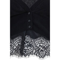 Ermanno Scervino Black Cashmere Cardigan