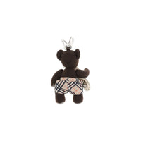 Burberry Brown Wool Oves Aries Keychain