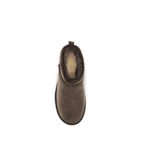 UGG Brown Leather Ankle Boots