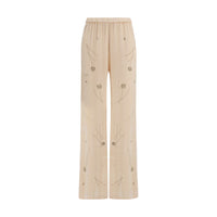 Forte_Forte Multicolor Viscose Flared Pants