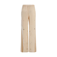 Forte_Forte Multicolor Viscose Flared Pants