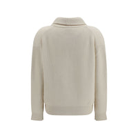 Forte_Forte White Wool Oves Aries Cardigan