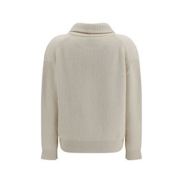 Forte_Forte White Wool Oves Aries Cardigan